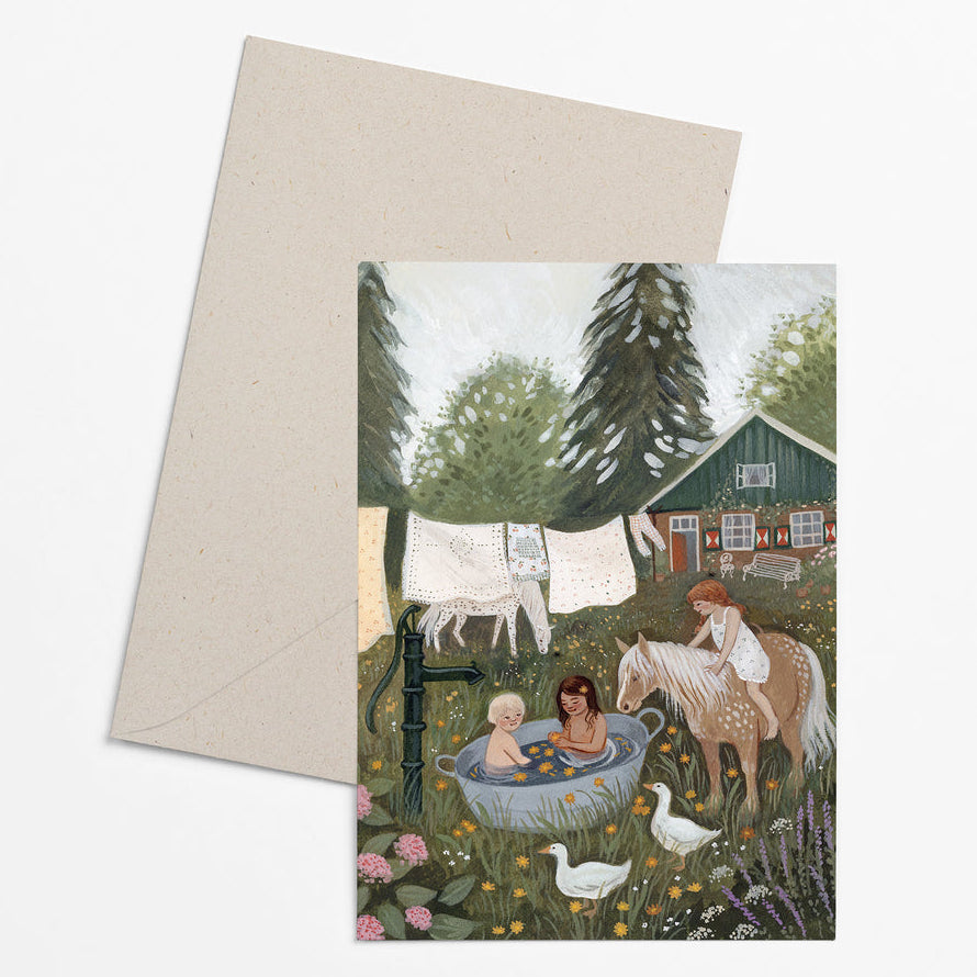 Robin Pieterse Marigold Greeting Card
