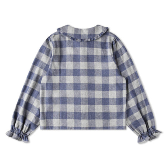 
                  
                    Matona Women's Flannel Blouse Plaid Check
                  
                
