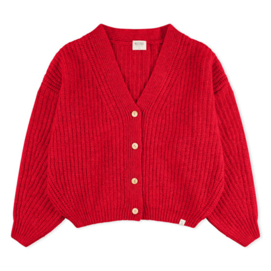 Matona Women's Wool/Organic Cotton Knit Cardigan