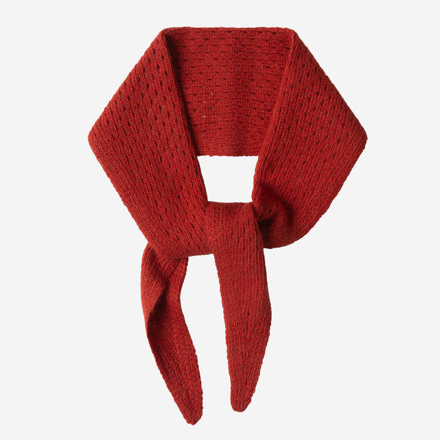 Matona Women's Wool Bandana - Cranberry