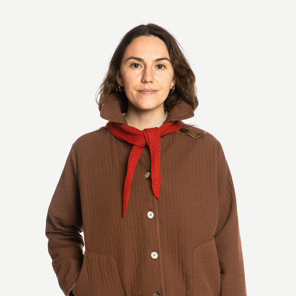 Matona Women's Wool Bandana - Cranberry