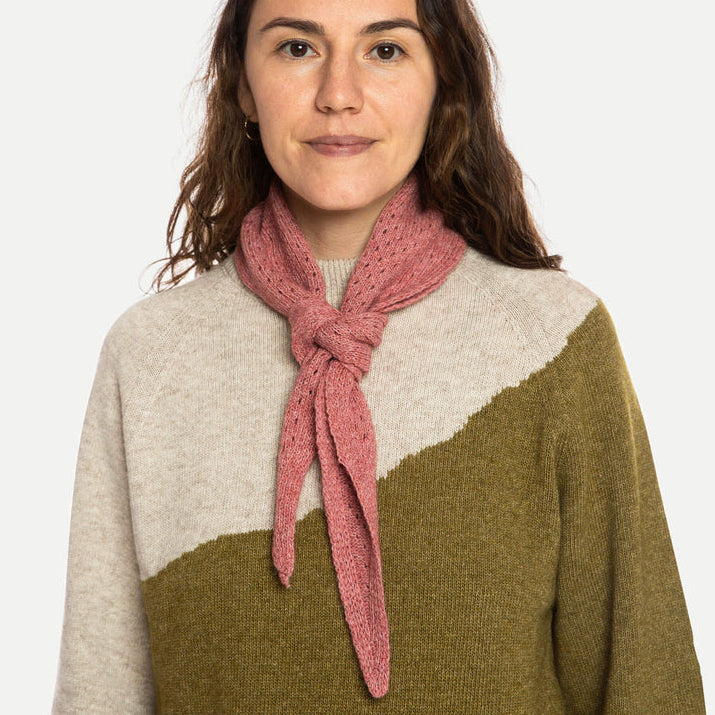 Matona Women's Wool Bandana - Rose