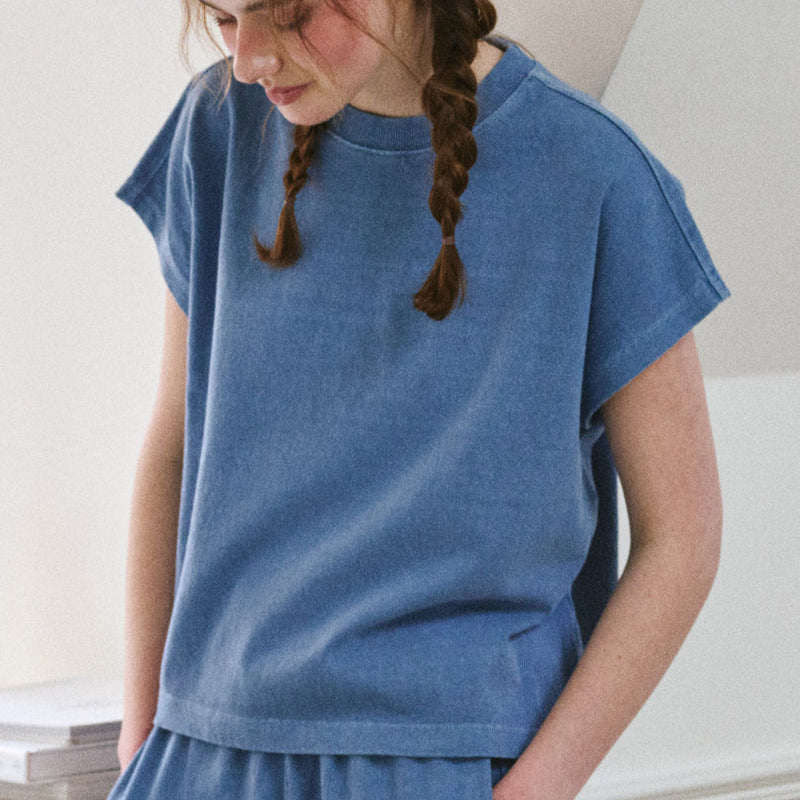 Le Bon Shoppe Women's 'Jeanne' Tee - Cornflower