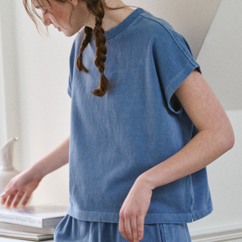 Le Bon Shoppe Women's 'Jeanne' Tee - Cornflower