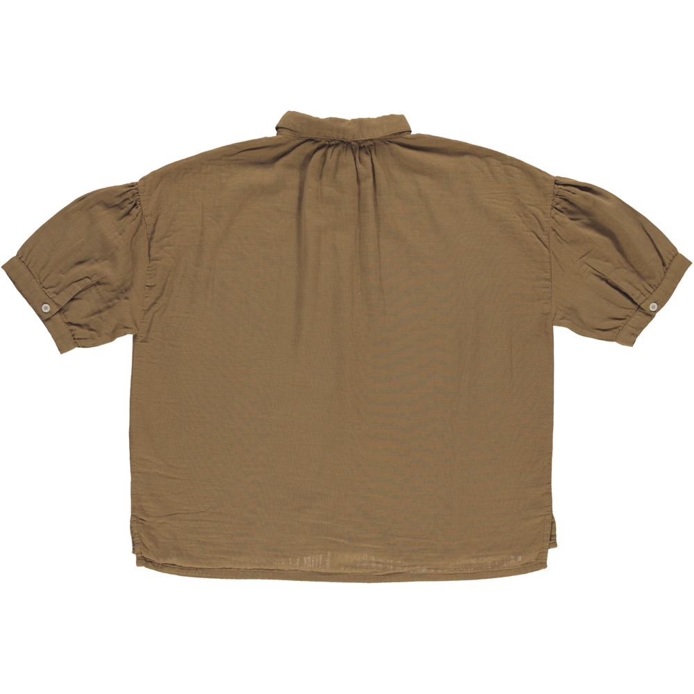 Poudre Organic Women's Neotine Blouse - Dull Gold
