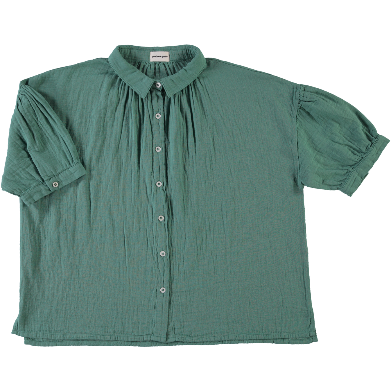 Poudre Organic Women's Neotine Blouse - Deep Grass Green