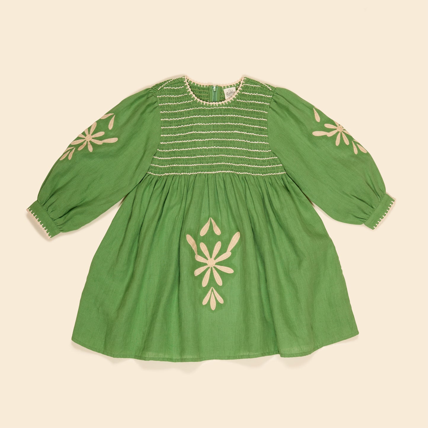 Apolina Noemie Dress - Retro Green