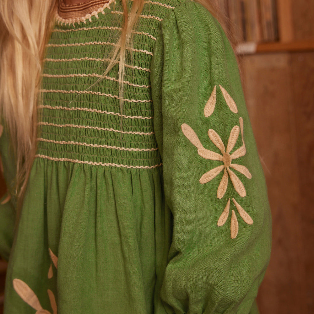 
                  
                    Apolina Noemie Dress - Retro Green
                  
                