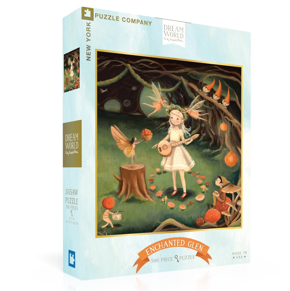 New York Puzzle Company Enchanted Glen - 500 Piece Puzzle