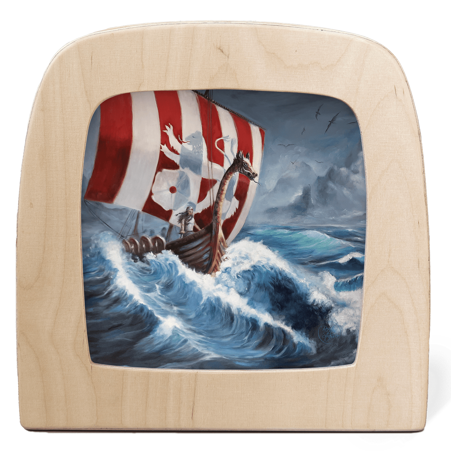 Toverlux Berit Strasser - Viking Ship Silhouette