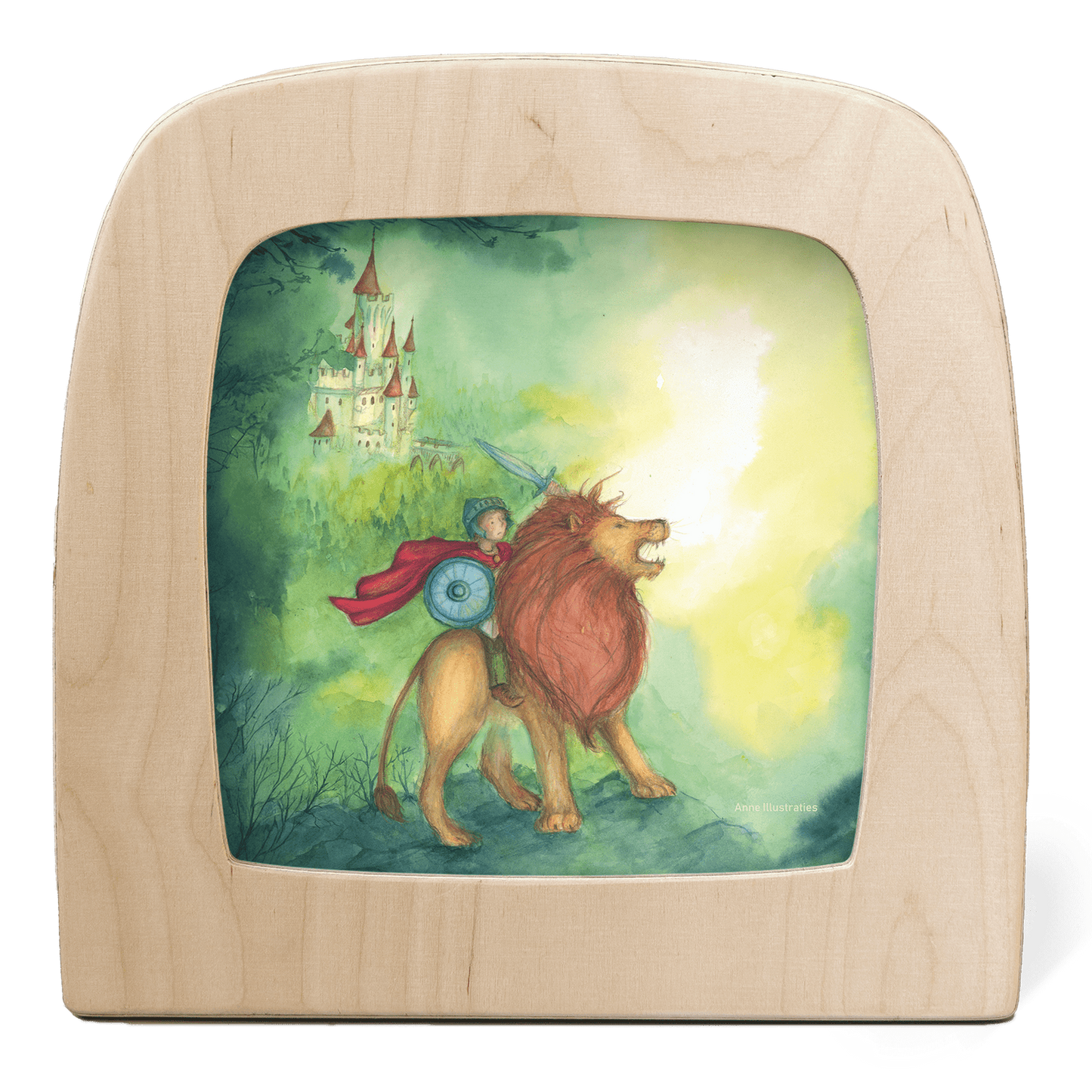 Toverlux Anne Illustrates - Brave Knight Silhouette