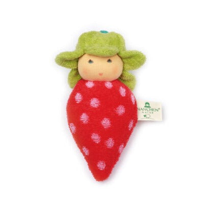 Nanchen Soft Strawberry Rattle