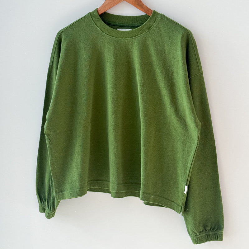 
                  
                    Le Bon Shoppe Women's 'Naturelle' L/S Tee - Collard Green
                  
                