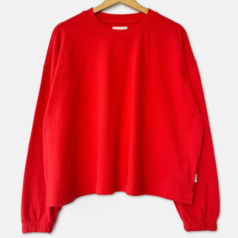 Le Bon Shoppe Women's Naturelle L/S Tee - Tomato