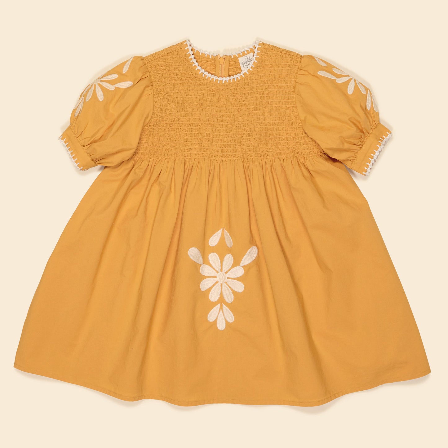 Apolina Noemie Dress - Tangerine | SMALL-FOLK