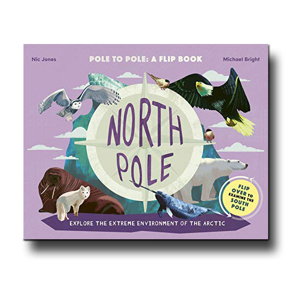 Frances Lincoln Publishers Ltd North Pole / South Pole: Pole to Pole: a Flip Book - Michael Bright, Nic Jones