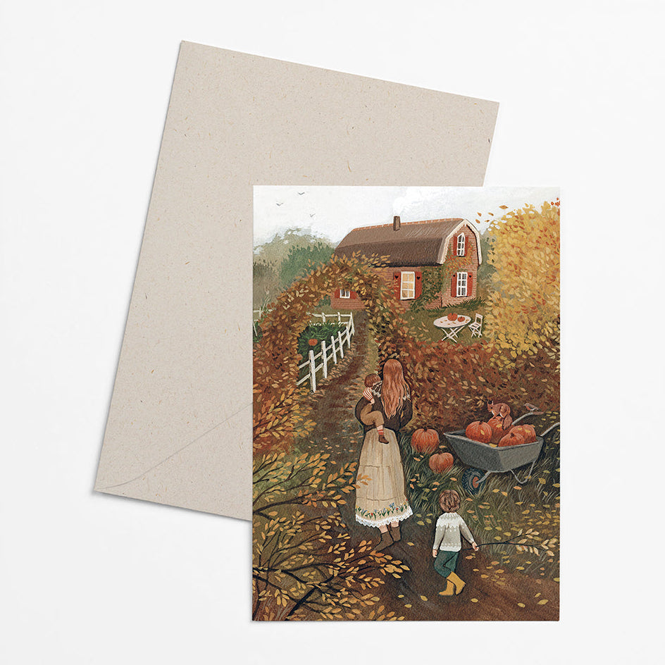Robin Pieterse October Greeting Card