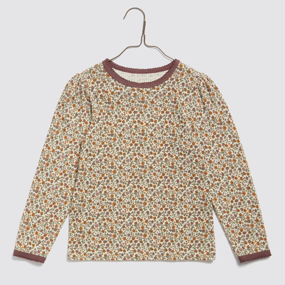 Little Cotton Clothes Organic Pointelle T-shirt - Prairie Floral