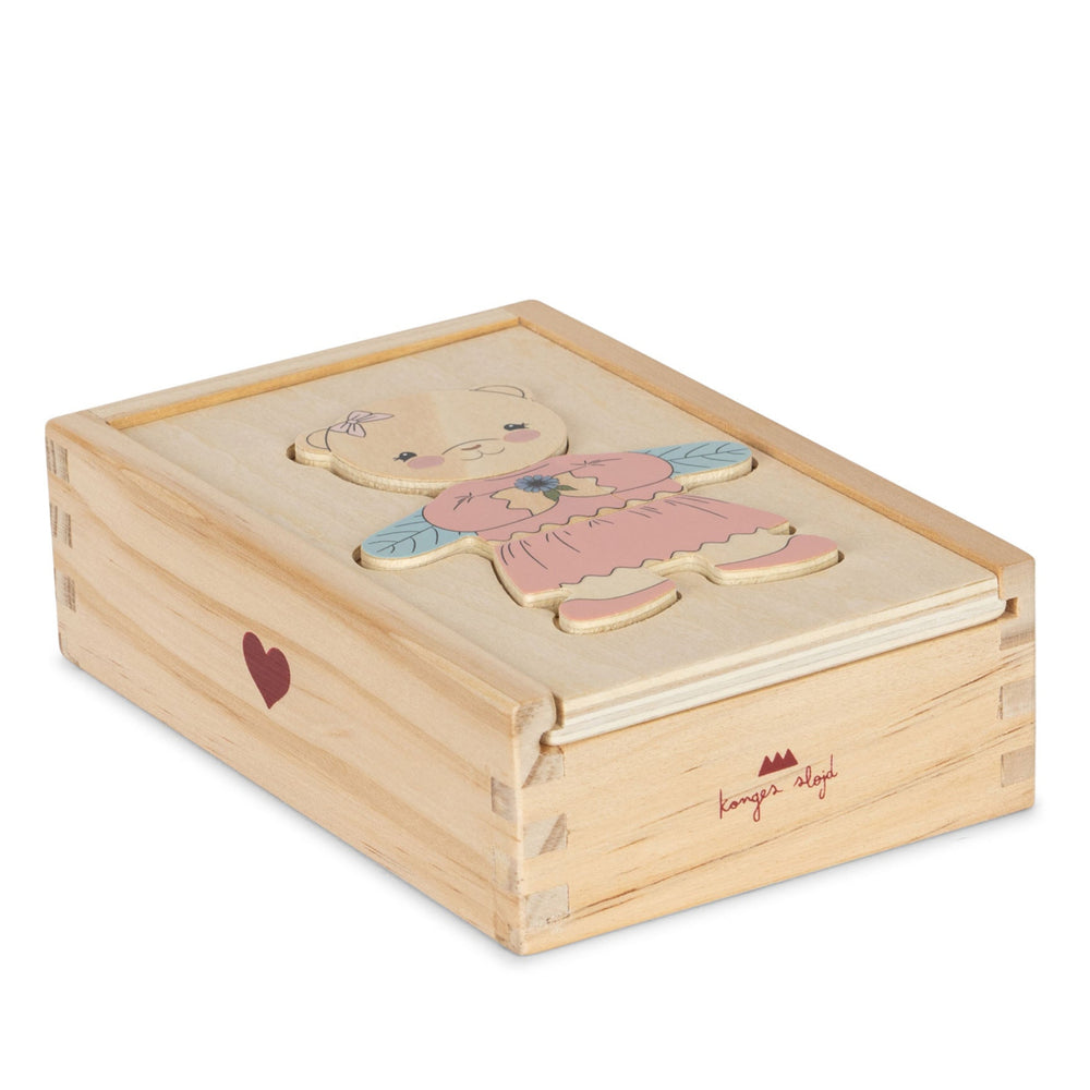 
                  
                    Konges Sløjd Wooden Teddy Dress Up Animals - Dusty Pink
                  
                