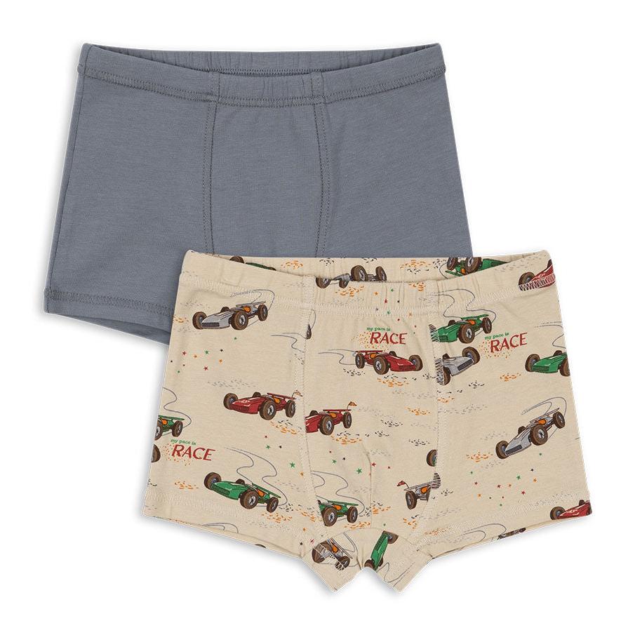 Konges Sløjd Basic Boxers, 2 Pack - Tradewinds / Grand Prix