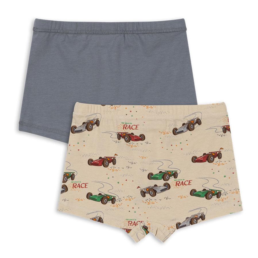 Konges Sløjd Basic Boxers, 2 Pack - Tradewinds / Grand Prix