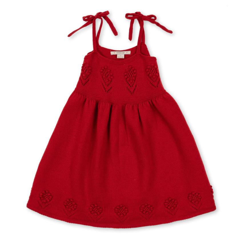 Konges Sløjd Fiol Knit Dress - Barbados Cherry