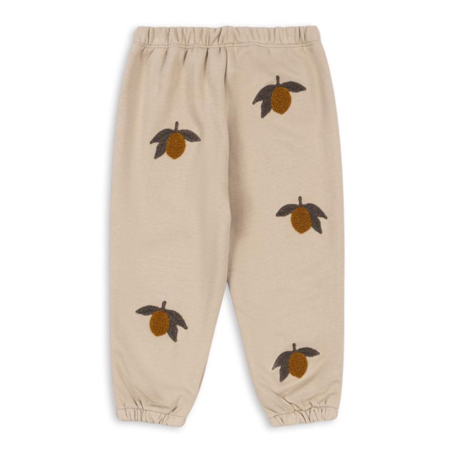 Konges Sløjd Lou Terry Sweatpants - Oxford Tan & Lemon