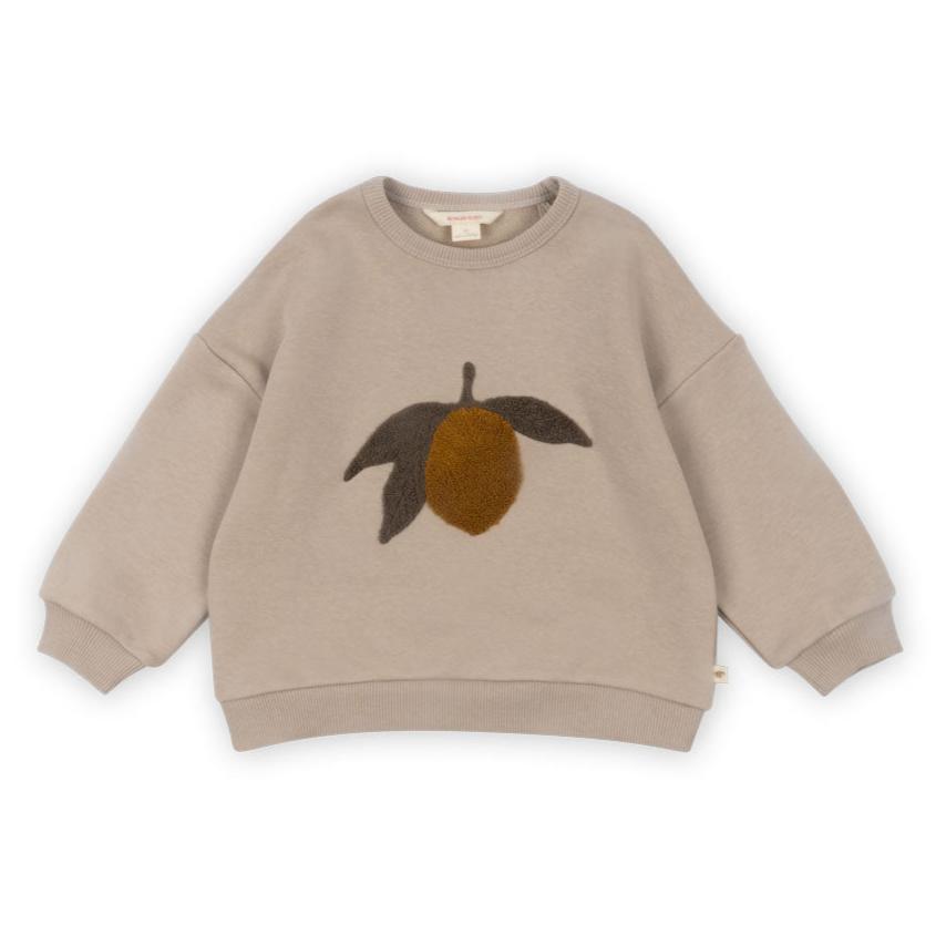 Konges Sløjd Lou Terry Sweatshirt - Oxford Tan & Lemon