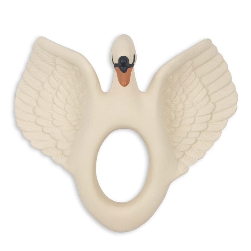 Konges Sløjd Swan Teether Natural Rubber