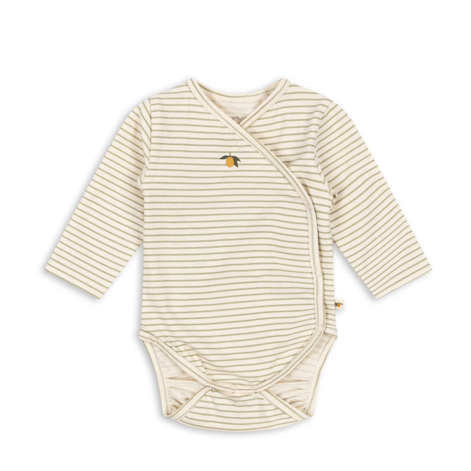 Konges Sløjd Basic Long Sleeve Body - Tea Stripe