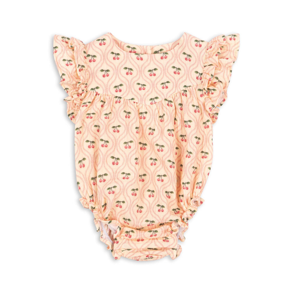 Konges Sløjd Coco Romper - Cherry Pink Motif
