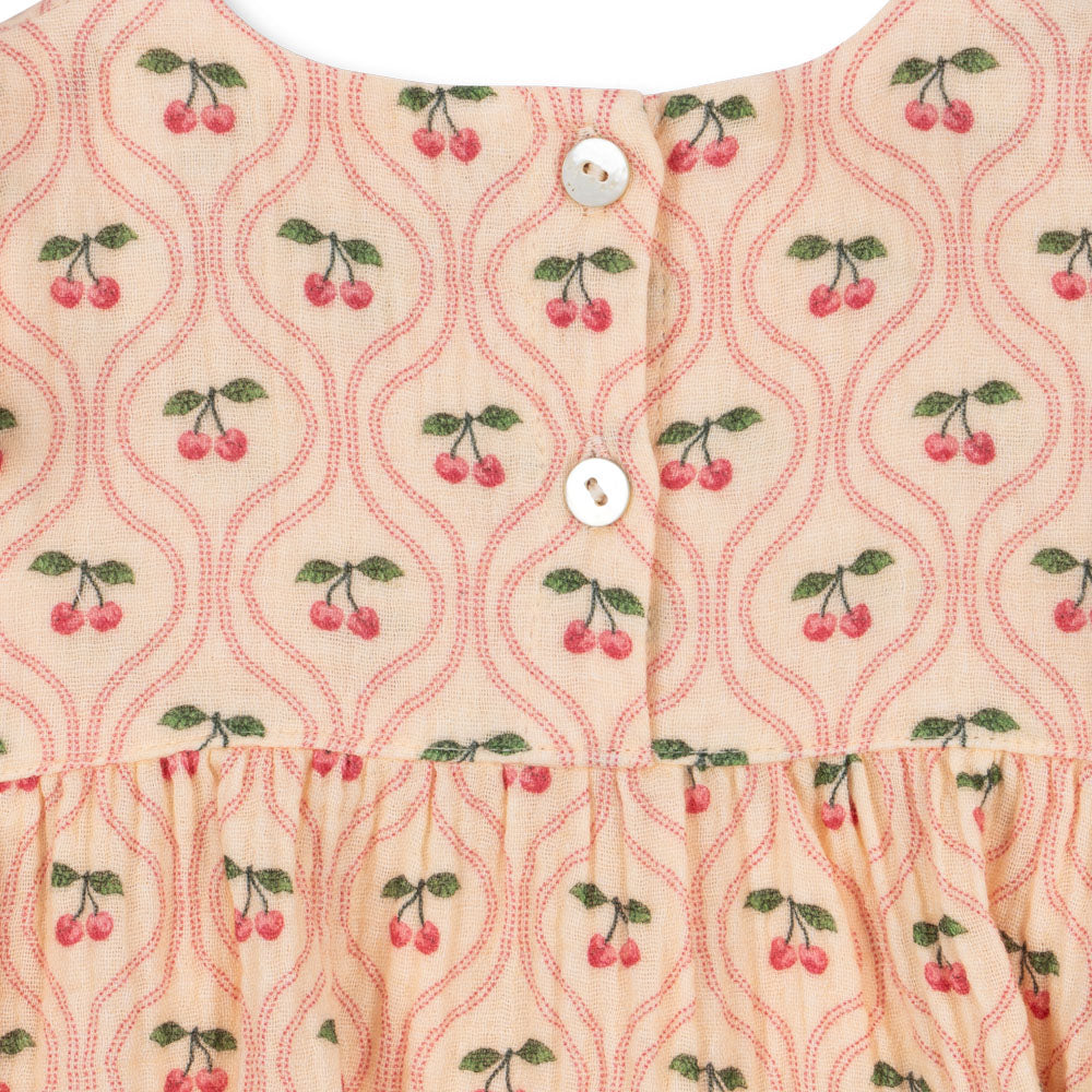 Konges Sløjd Coco Romper - Cherry Pink Motif