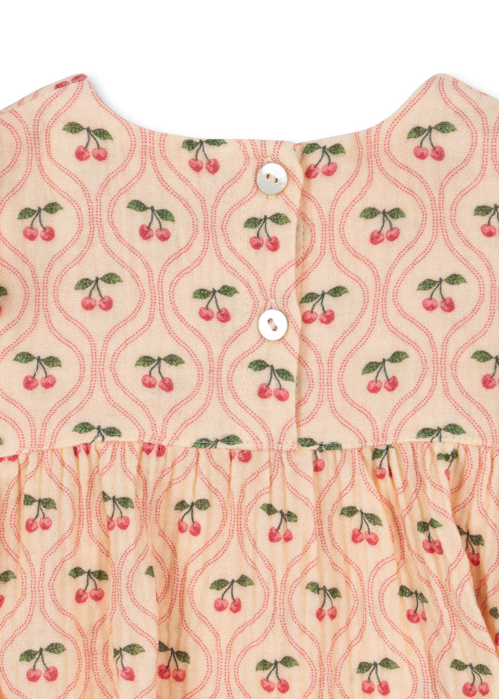 Konges Sløjd Coco Romper - Cherry Pink Motif