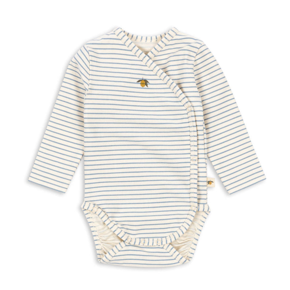 Konges Sløjd Basic Long Sleeve Body - Stripe Bluie