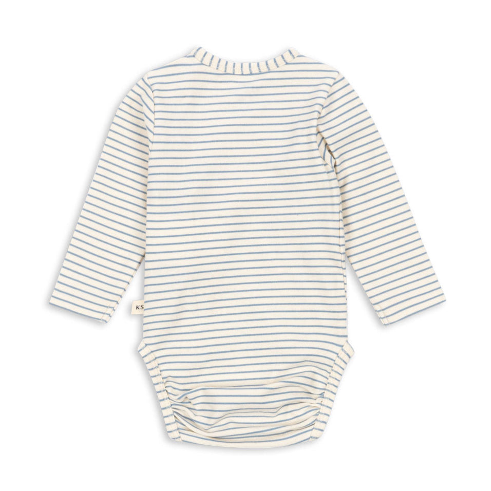 
                  
                    Konges Sløjd Basic Long Sleeve Body - Stripe Bluie
                  
                
