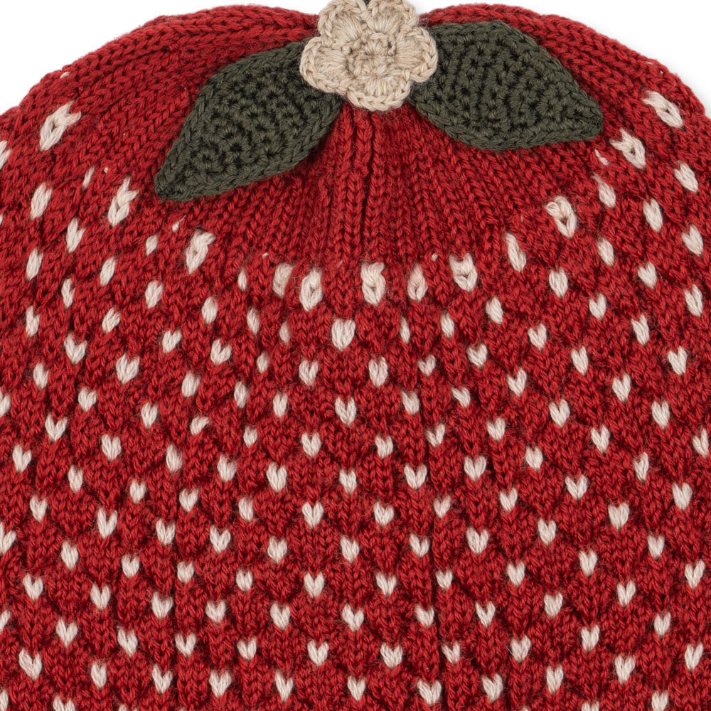 Konges Sløjd Strawberry Beanie - True Red