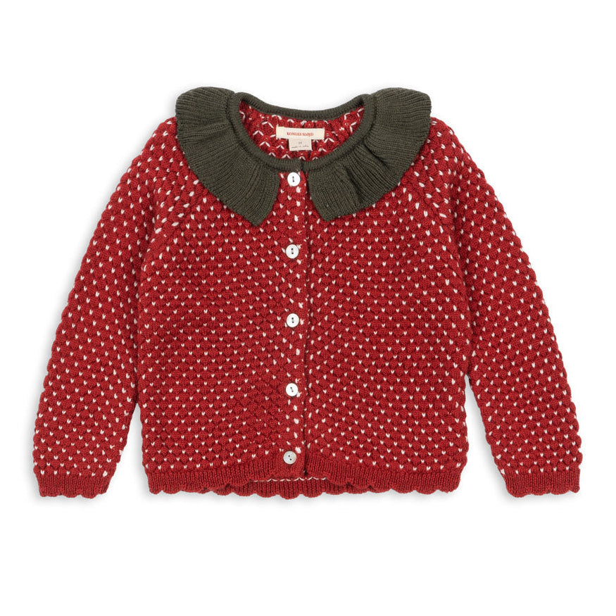 Konges Sløjd Strawberry Cardigan - True Red