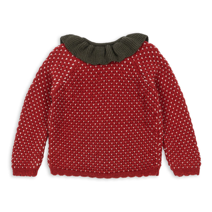 Konges Sløjd Strawberry Cardigan - True Red