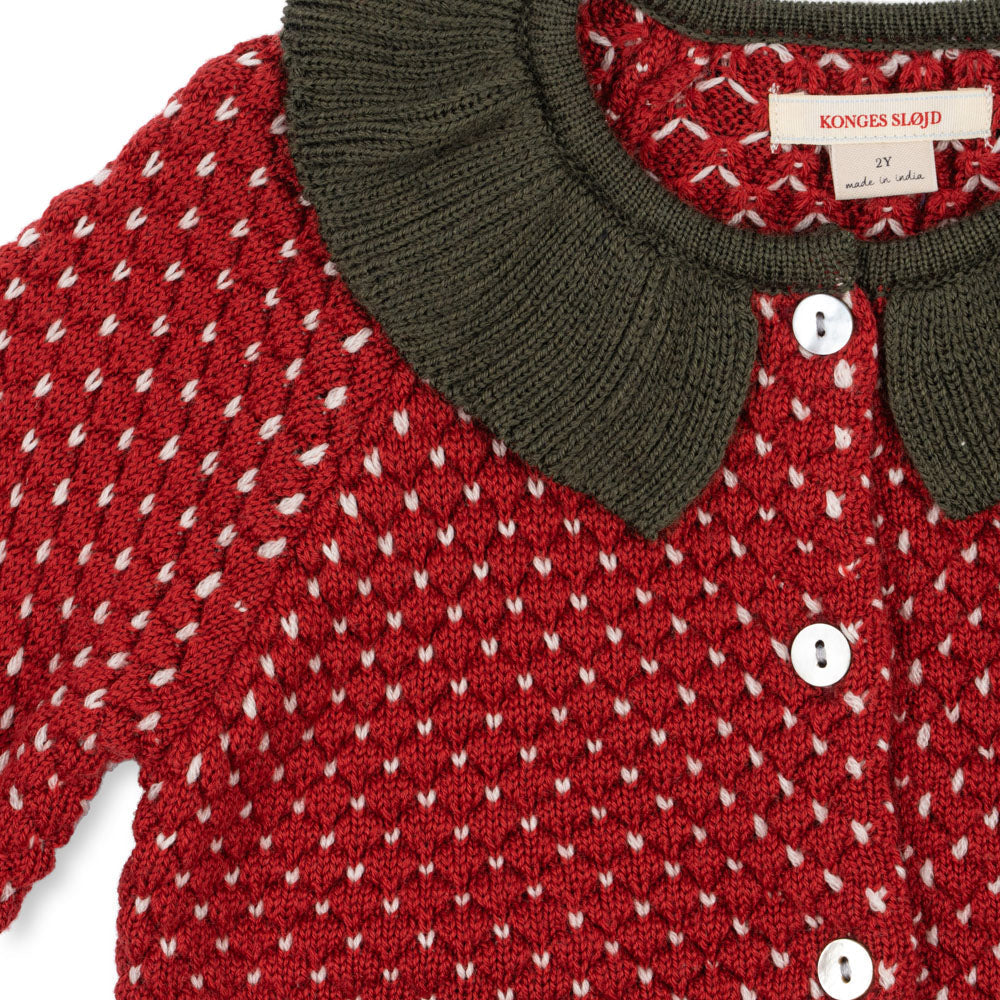 
                  
                    Konges Sløjd Strawberry Cardigan - True Red
                  
                