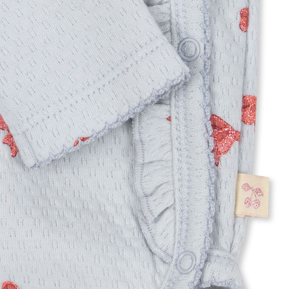 
                  
                    Konges Sløjd Sui Long Sleeve Frill Body - Rosia Blue Bow
                  
                
