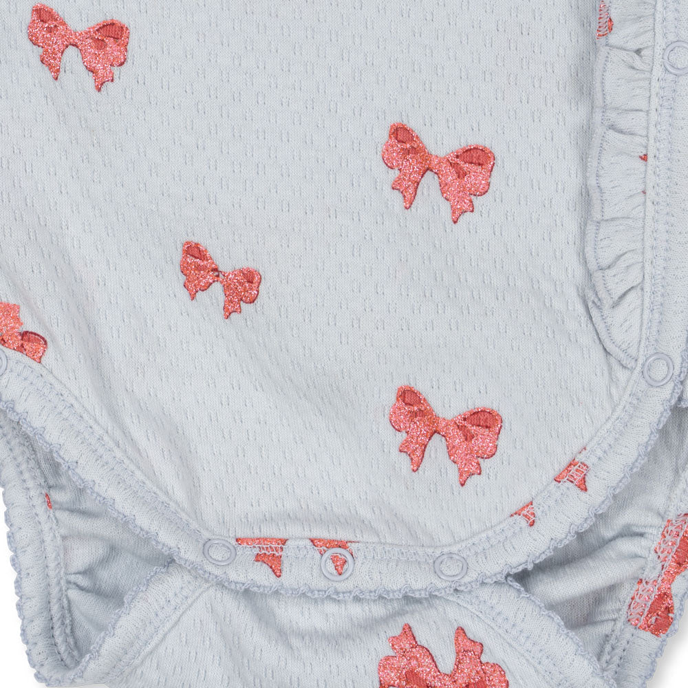 
                  
                    Konges Sløjd Sui Long Sleeve Frill Body - Rosia Blue Bow
                  
                