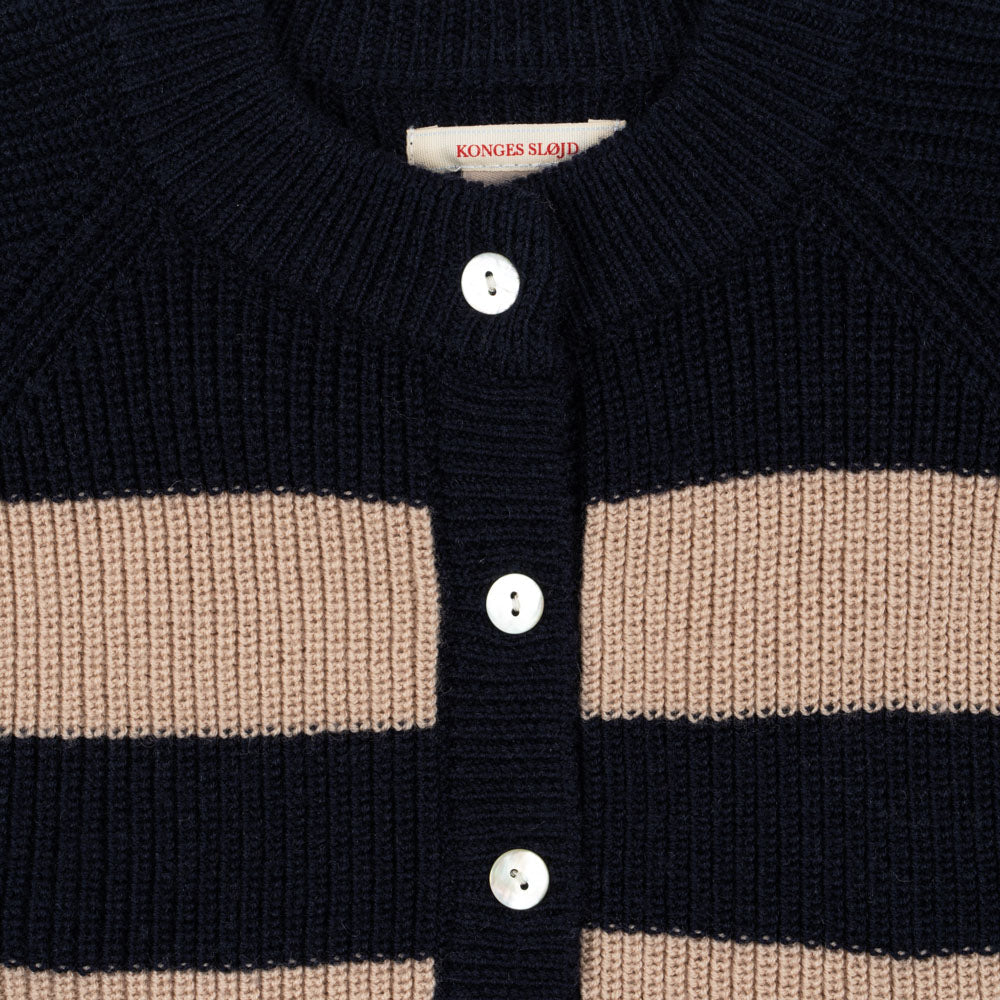 
                  
                    Konges Sløjd Vitum Knit Cardigan - Blue Stripe
                  
                