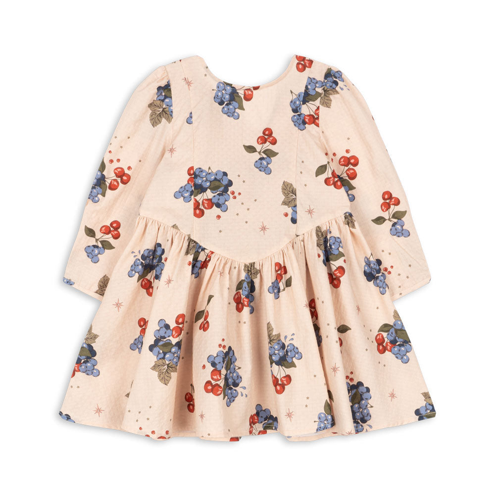 Konges Sløjd Avi Long Sleeve Bow Dress - Cremona