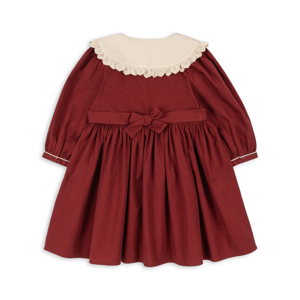 
                  
                    Konges Sløjd Coeur Collar Dress - Red Dahlia
                  
                