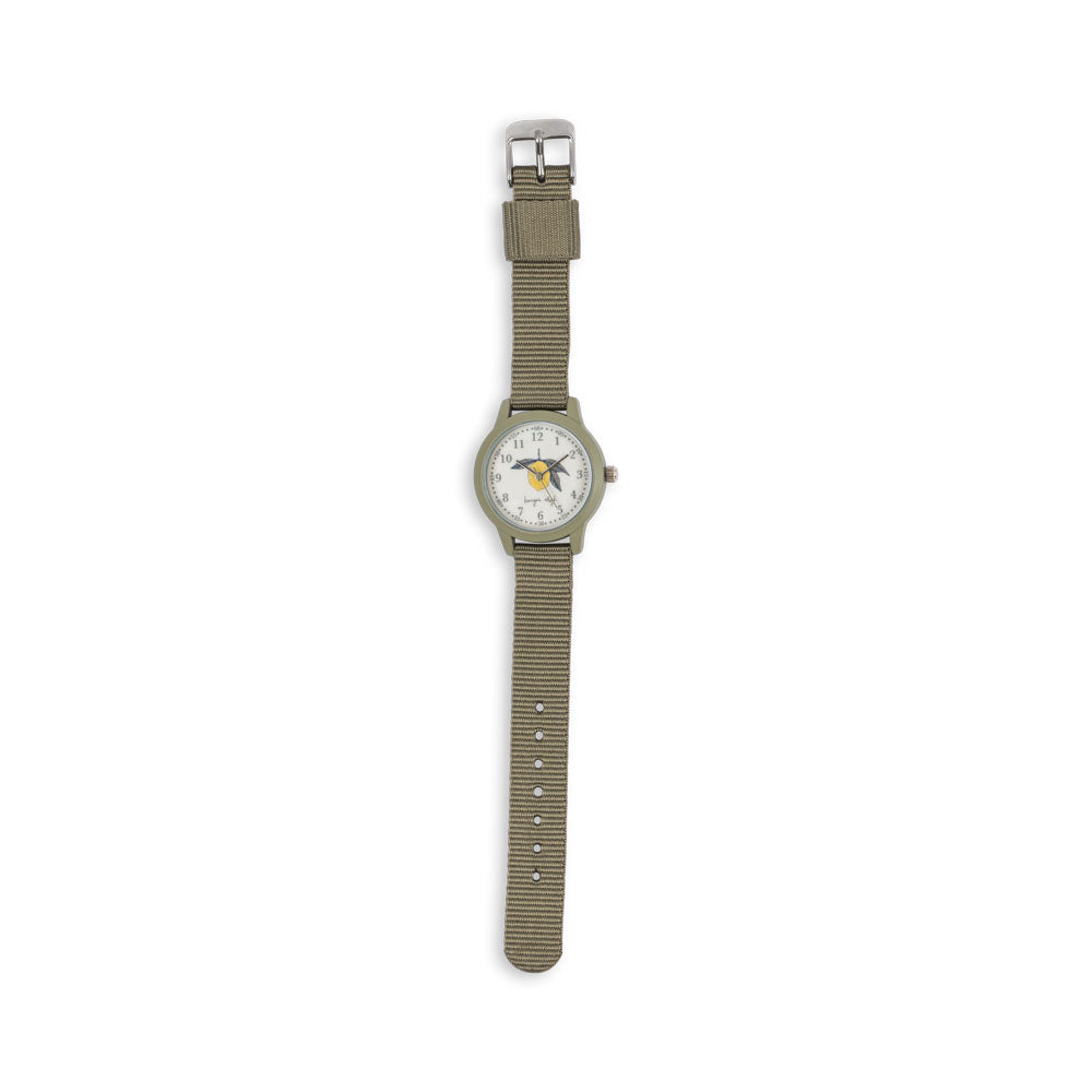 Konges Sløjd Kids Analogue Wrist Watch - Lemon