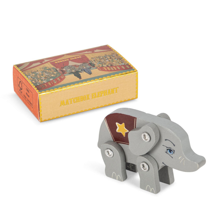 Konges Sløjd Matchbox Animals - Elephant