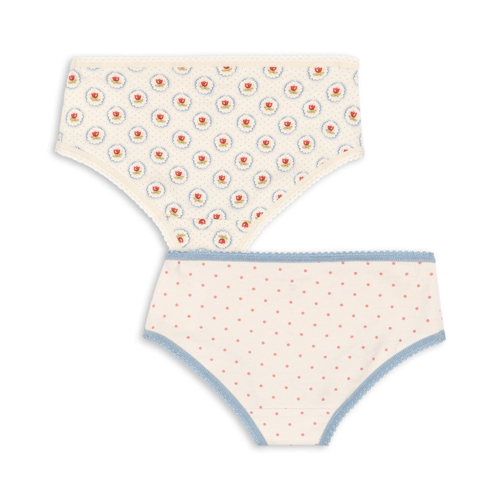 Konges Sløjd Knickers, 2 Pack - Pirouette Dot / Mirage