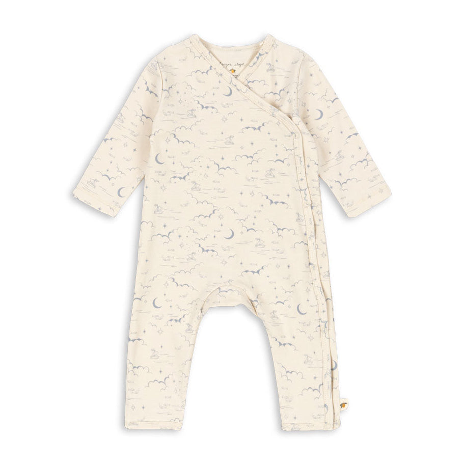 Konges Sløjd Basic Newborn Onesie - Cielo Marino