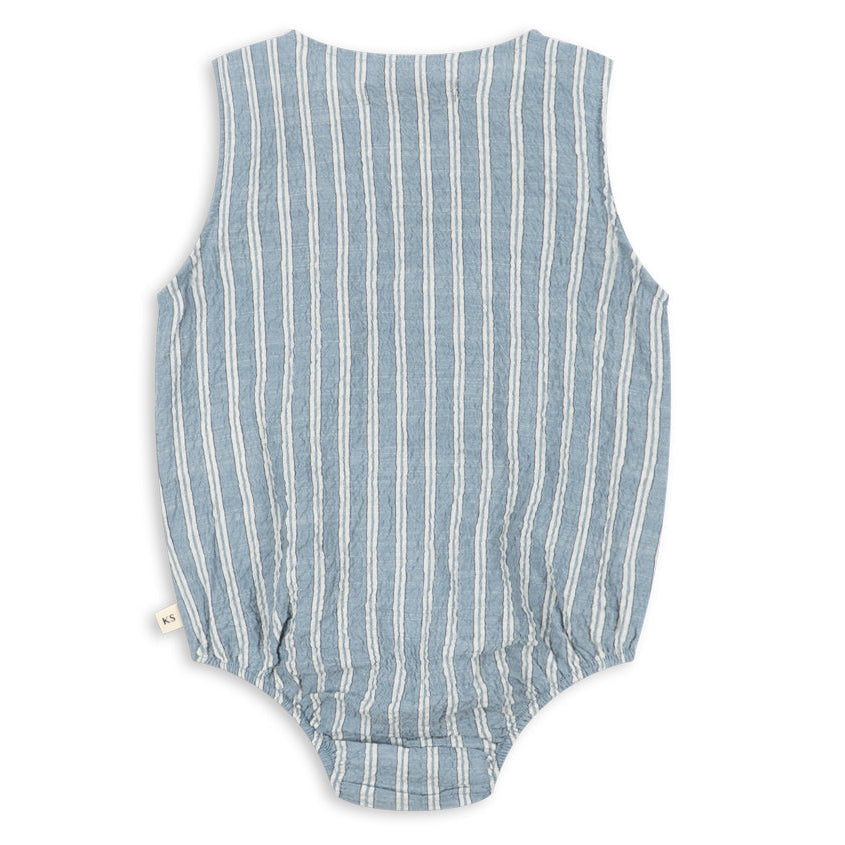 Konges Sløjd Elliot Romper - Trio Bleu Stripe