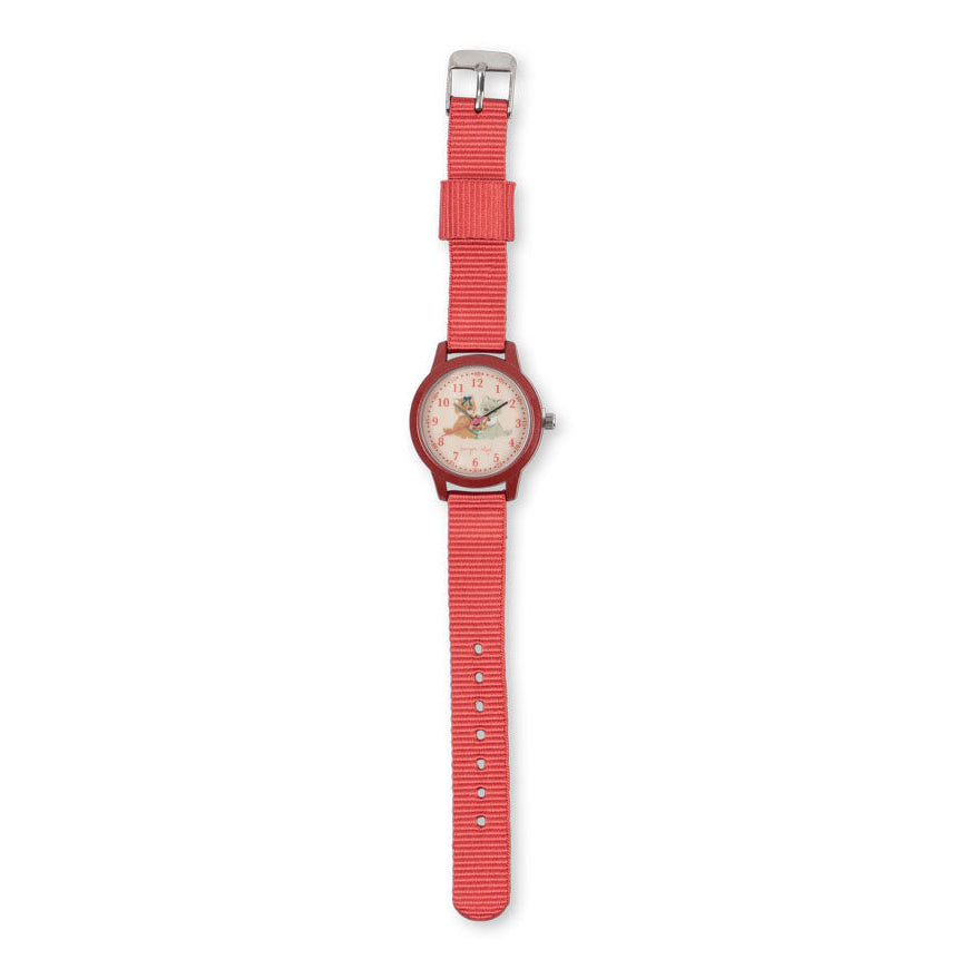 Konges Sløjd Kids Analogue Wrist Watch - Kitty Gelateria
